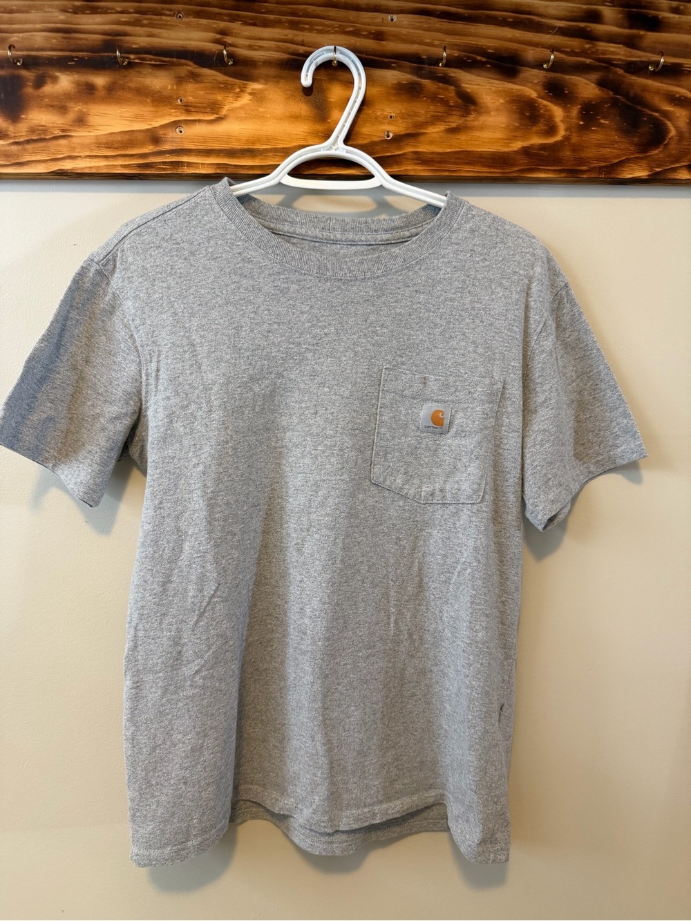 Carhartt Heather Gray Short-Sleeve Pocket Tee